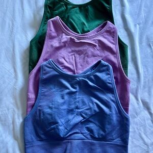 Knix Good to Go Racerback Sports Bras Lot of 3
